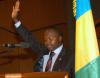 Bernardin Ndashimye taking the oath